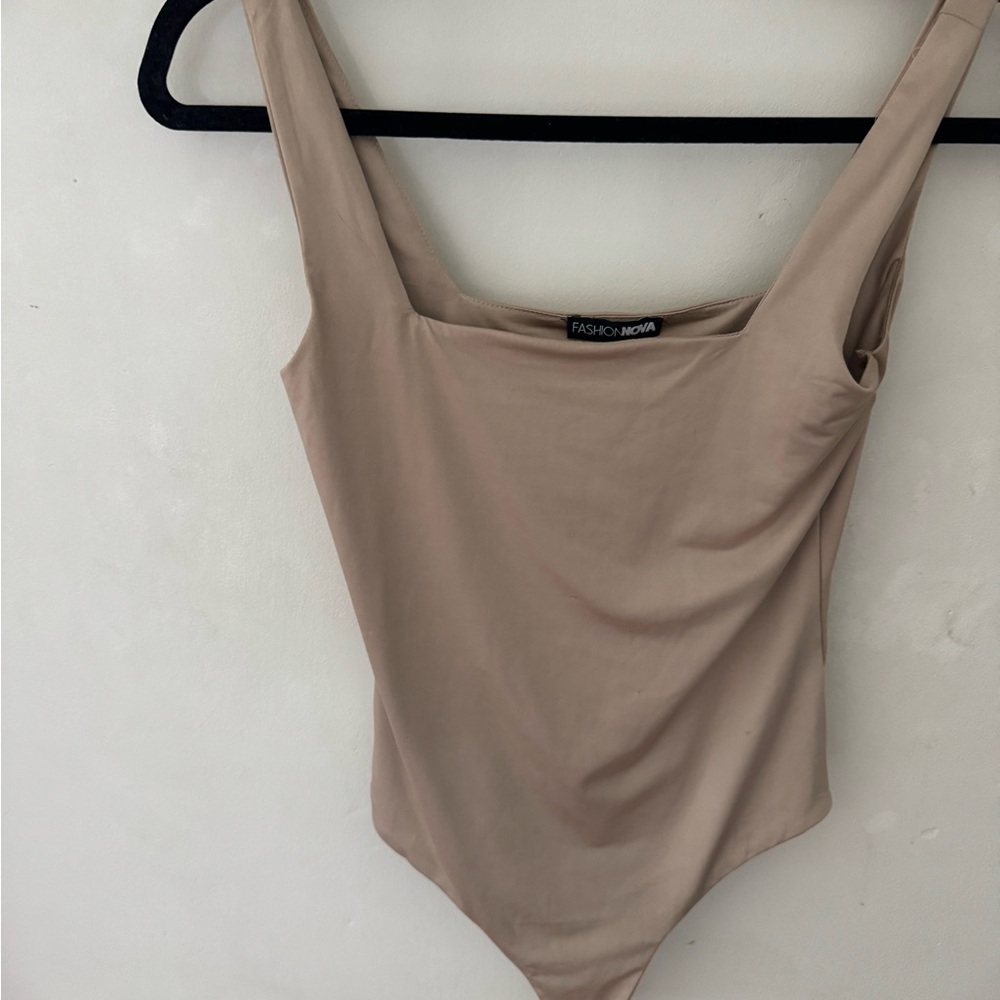 Fashion Nova Nude “Until the End” Bodysuit
